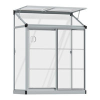 Palram Lean To Grow House 4x2 Instructions D'assemblage