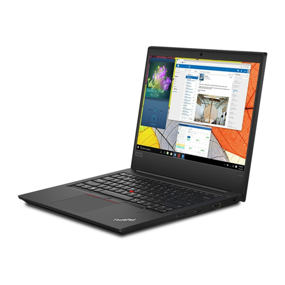 Lenovo ThinkPad E495 Guide De Configuration