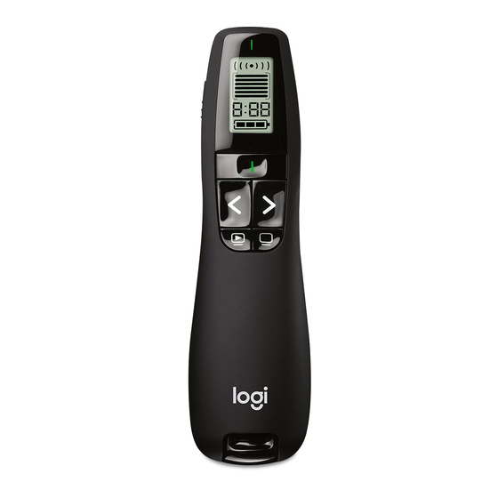 Logitech R800 Guide D'installation