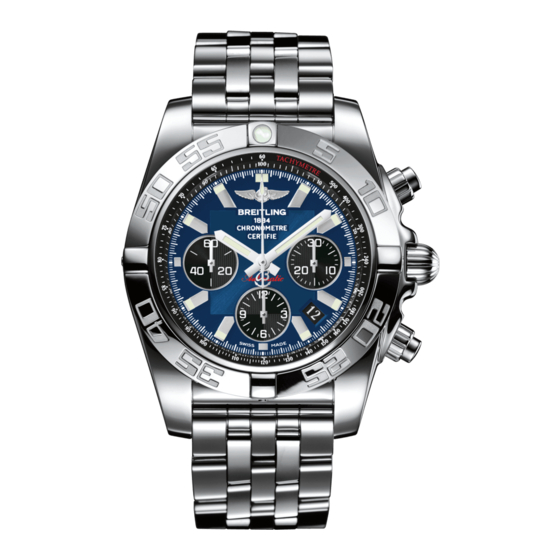 Breitling SUPER CHRONOMAT 44 Instructions D'emploi