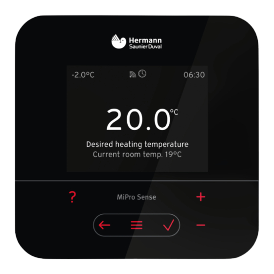 Saunier Duval SR 92/3 Notice D'utilisation Et D'installation