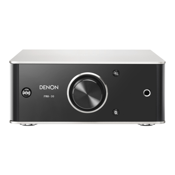 Denon PMA-30 Manuel De L'utilisateur