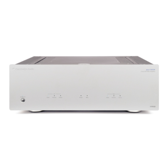 Cambridge Audio azur 840W Mode D'emploi