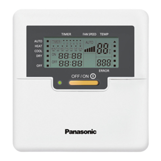 Panasonic CZ-RD52CP Manuel De L'utilisateur