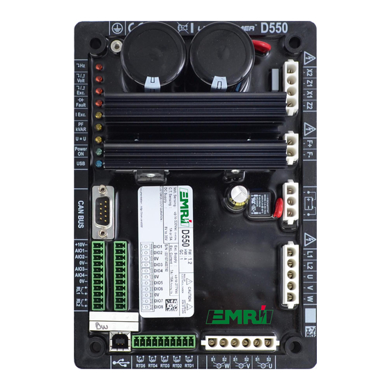 Leroy Somer Nidec D550 Installation Et Maintenance
