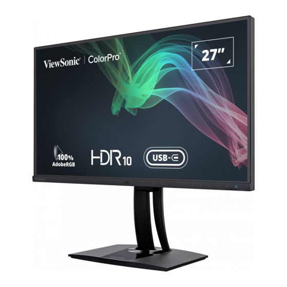 ViewSonic VP2785-4K Manuel Utilisateur