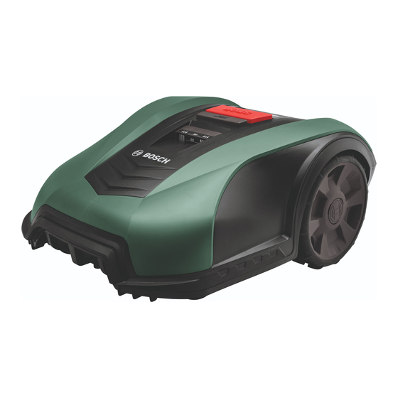 Bosch Indego M 700 Notice Originale
