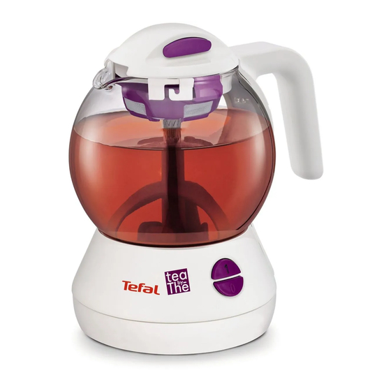 TEFAL MAGIC TEA BJ1100FR Mode D'emploi