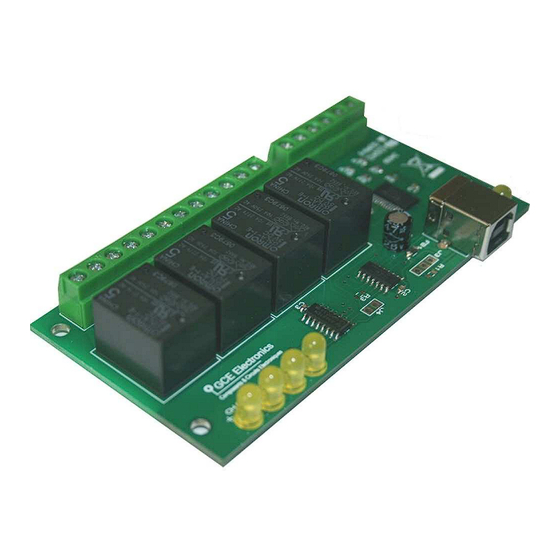 GCE Electronics USB-X440 Mode D'emploi