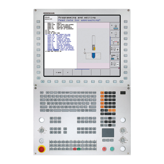 HEIDENHAIN iTNC 530 Manuel D'utilisation