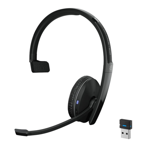 Sennheiser EPOS ADAPT 230 Manuels