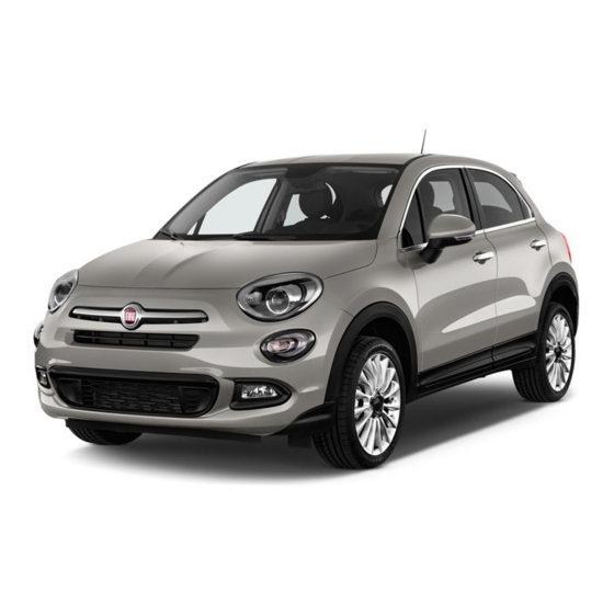 Fiat 500X 2016 Manuel Du Propriétaire