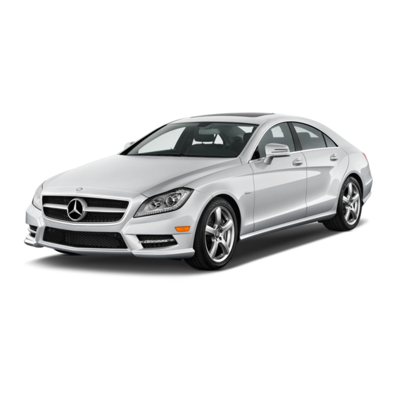 Mercedes-Benz CLS 2012 Manuels