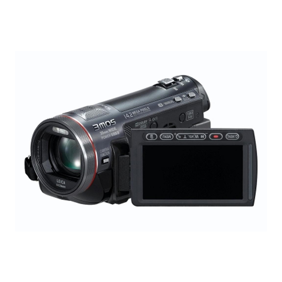 Panasonic HDC-SD700 Mode D'emploi