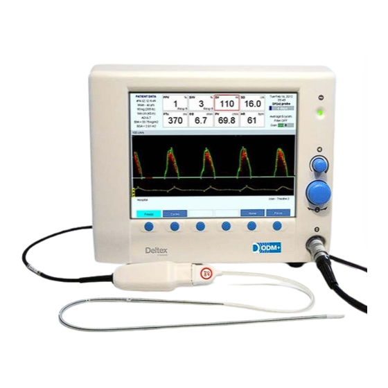 Deltex Medical CardioQ-ODM+ Manuel D'utilisation