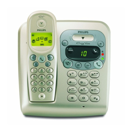 Philips Onis 380 Vox Mode D'emploi
