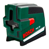 Bosch PCL 20 Notice Originale