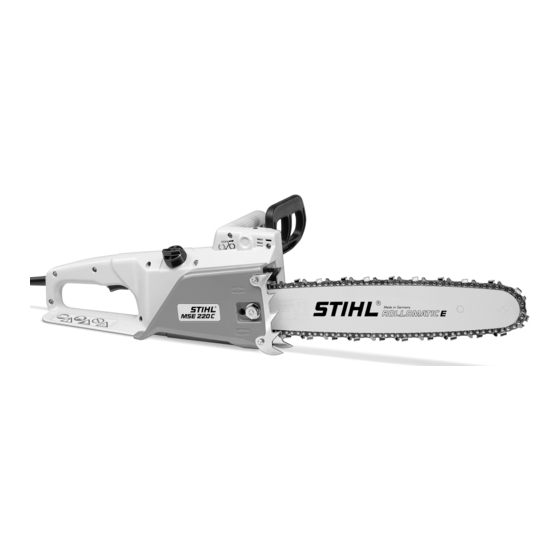 Stihl MSE 220 C Notice D'emploi