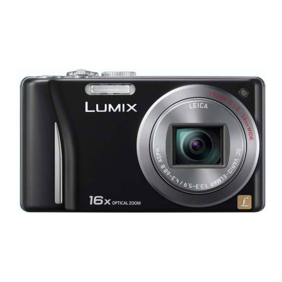 Panasonic Lumix DMC-TZ19 Mode D'emploi Des Caractéristiques Avancées