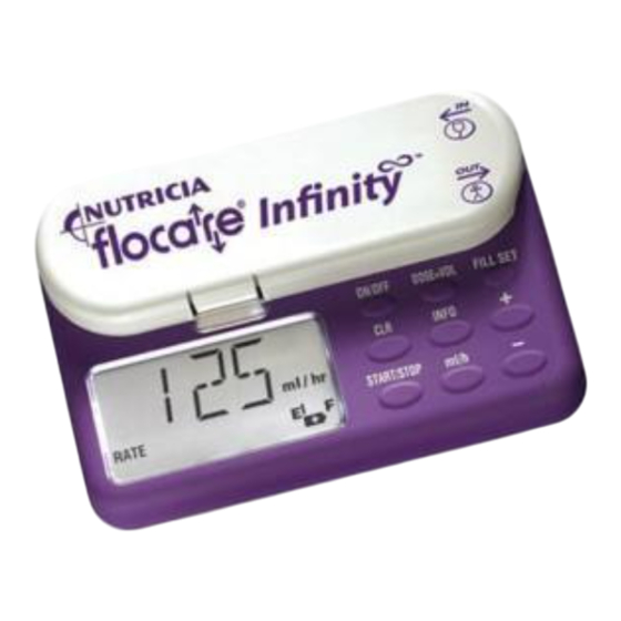 Nutricia FLOCARE INFINITY Manuel D'utilisation