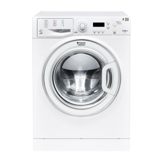 Hotpoint Ariston WMF 722 Mode D'emploi