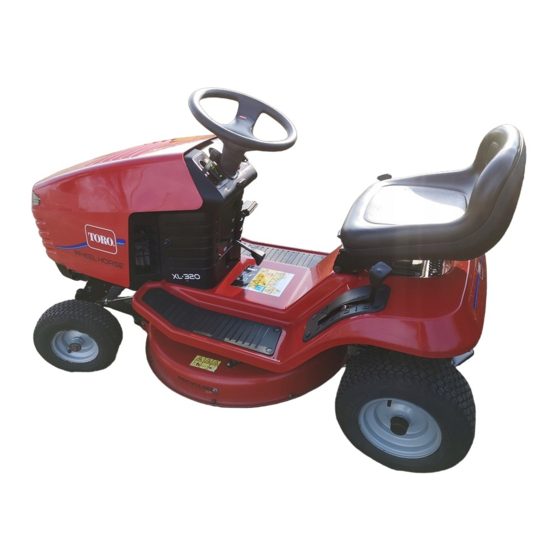 Toro Wheel Horse XL 320 Manuel De L'utilisateur