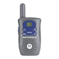 Motorola T4502 Guide De L'utilisateur
