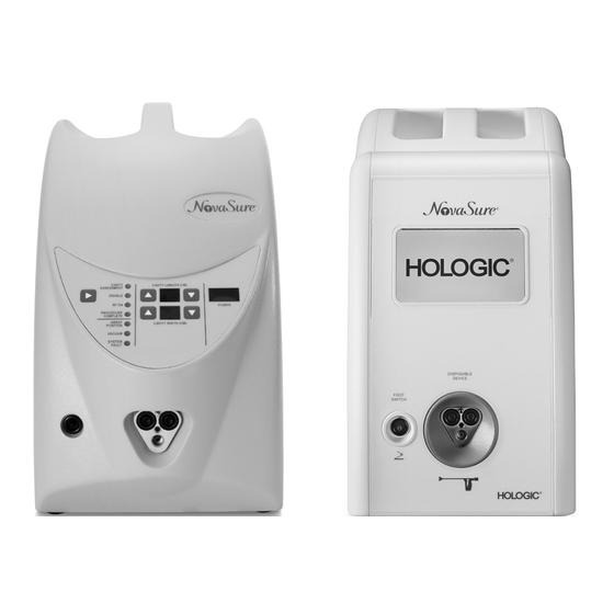 Hologic NovaSure V5 Mode D'emploi