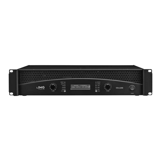 IMG STAGELINE STA-2200 Mode D'emploi