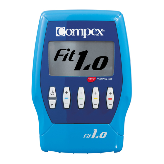 Compex Fit 1.0 Manuels