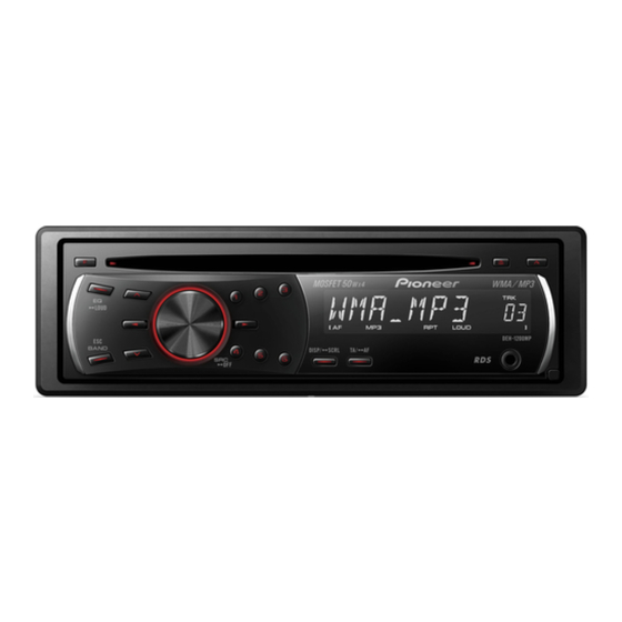 Pioneer DEH-1200MP Mode D'emploi