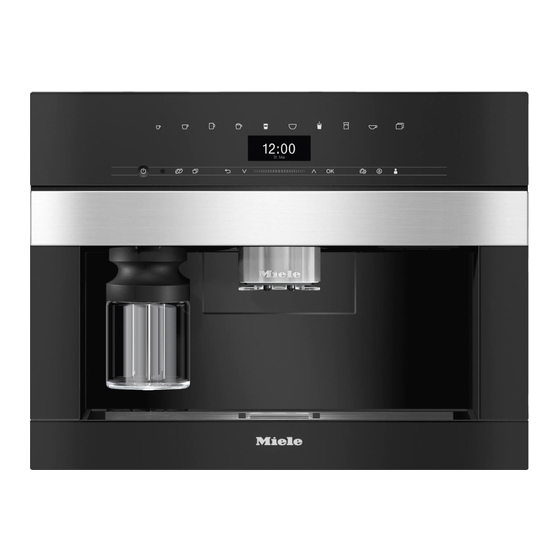 Miele CVA 7445 Mode D'emploi Et Instructions De Montage