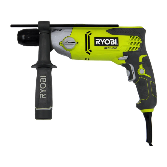 Ryobi RPD1200 Traduction Des Instructions Originales