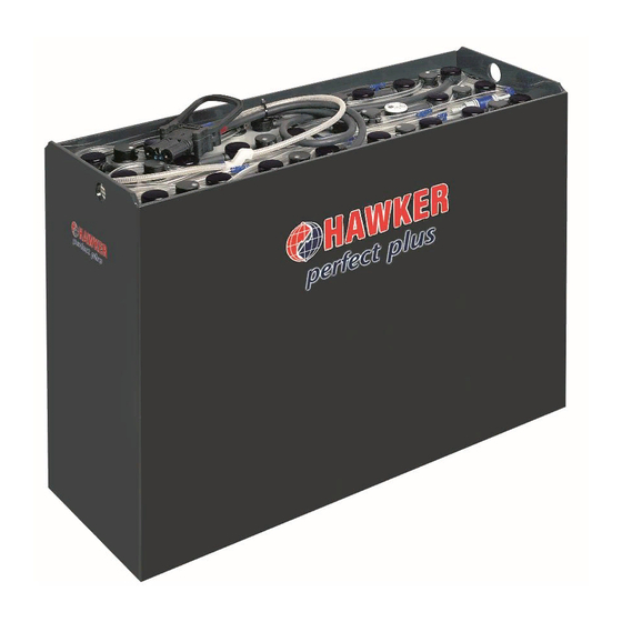 EnerSys Hawker perfect plus Notice D'utilisation