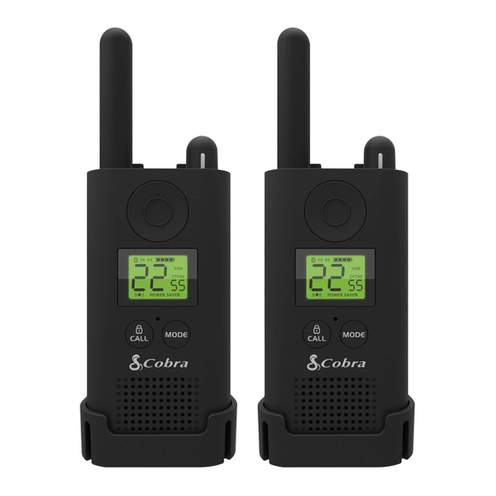 Cobra microTALK PX500 Mode D'emploi