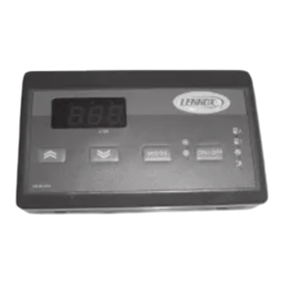Lennox Ecolean Climatic 200 Manuel De Fonctionnement Et D'installation