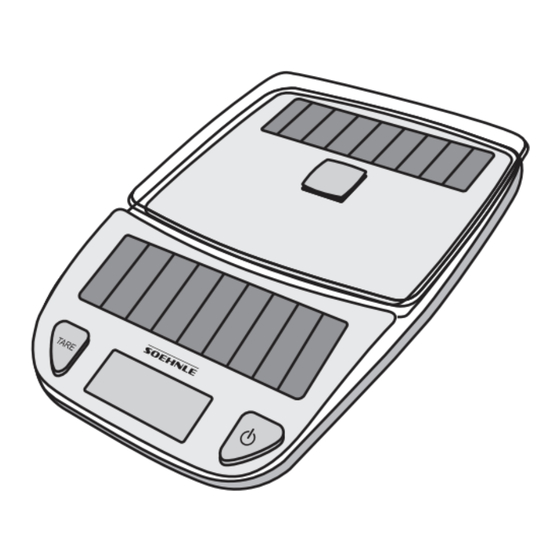 Soehnle Easy Solar Mise En Service