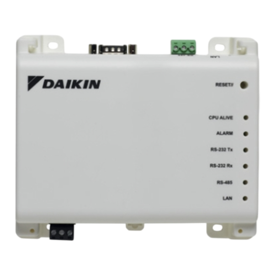 Daikin DCC601A51 Guide De Référence Installateur