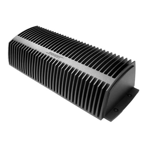 Bose Lifestyle SA-2 Notice D'utilisation