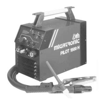 Migatronic PILOT 1500 HP Manuel D'instruction