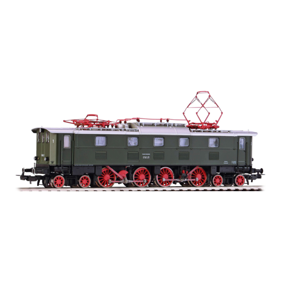 PIKO BR E52 Manuel D'utilisation