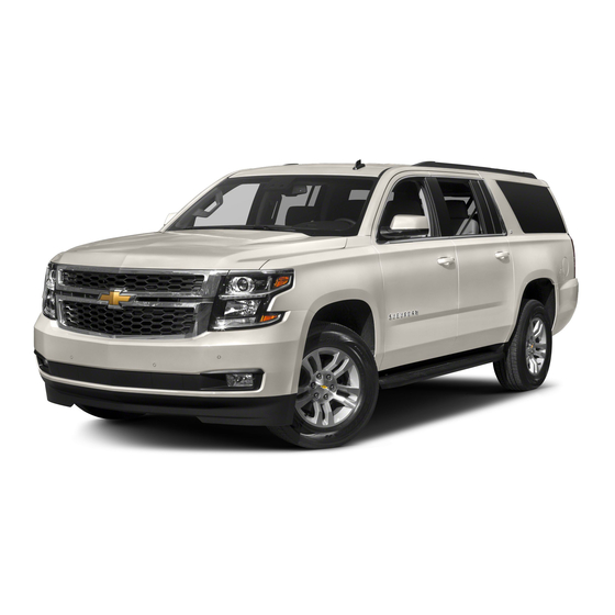 Chevrolet Tahoe 2015 Guide Du Propriétaire