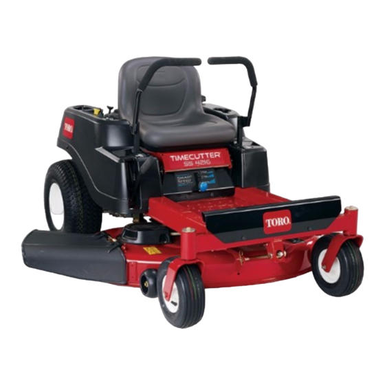 Toro TimeCutter ZS 4200S Manuel De L'utilisateur