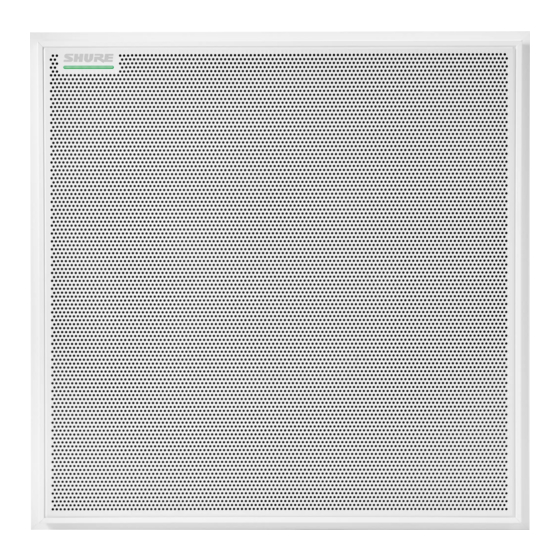 Shure MXA902 Mode D'emploi