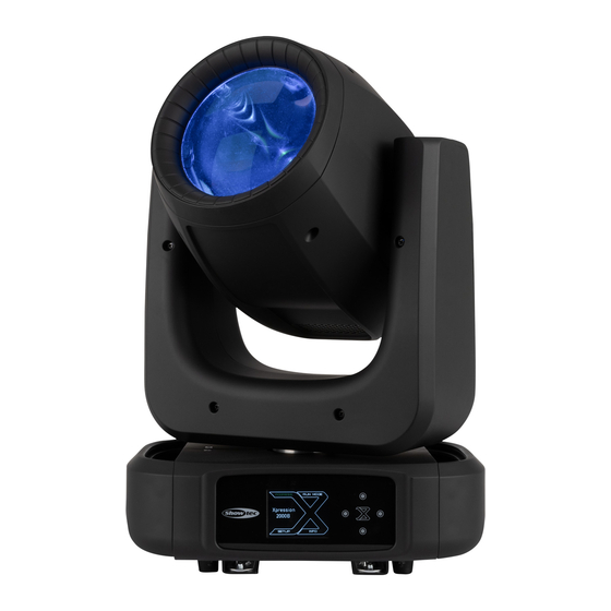 SHOWTEC Xpression 2000B - Beam Mode D'emploi