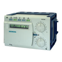 Siemens RVP361 Manuel Technique