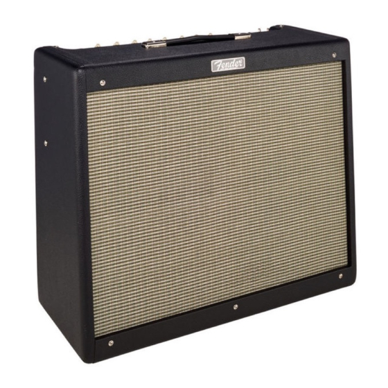Fender Hot Rod DeVille Mode D'emploi