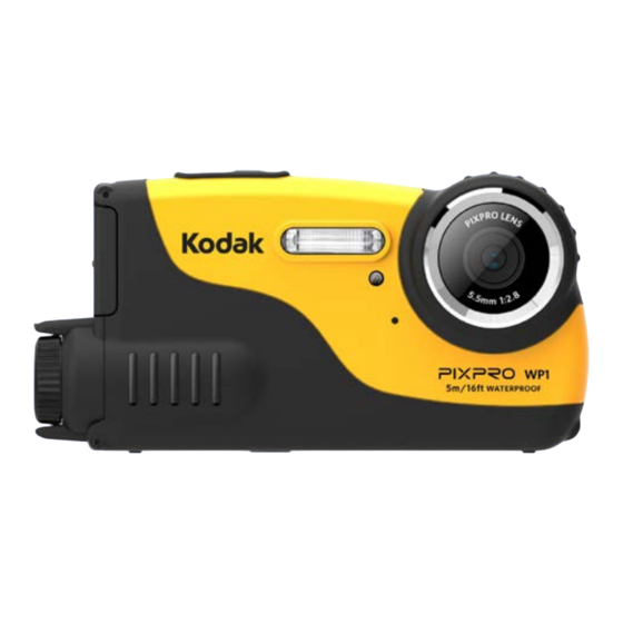 Kodak PIXPRO WP1 Manuel D'utilisation