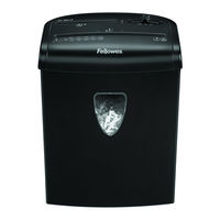 Fellowes POWERSHRED H-8Cd Mode D'emploi