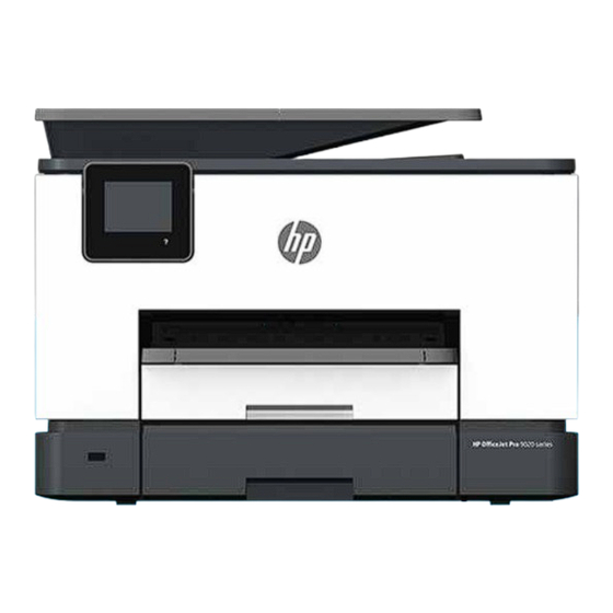 HP OfficeJet Pro 9020 Série Guide De L'utilisateur